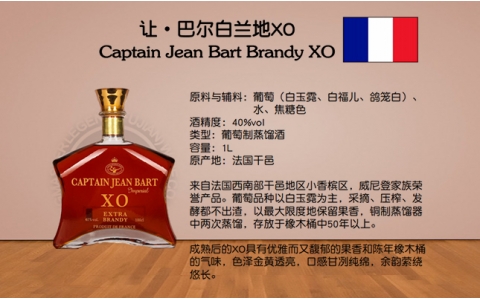 讓·巴爾白蘭地XO Captain JeanBart XO